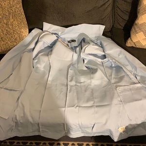 Baby Blue Blazer and Pants Two Piece